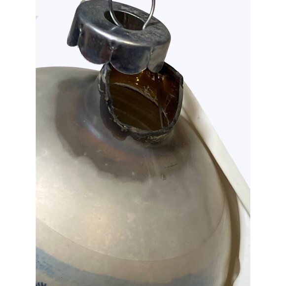 Corning Glass Works Christmas Ornaments Set Of 6 With  Winter Scenes - Picture 9 of 13